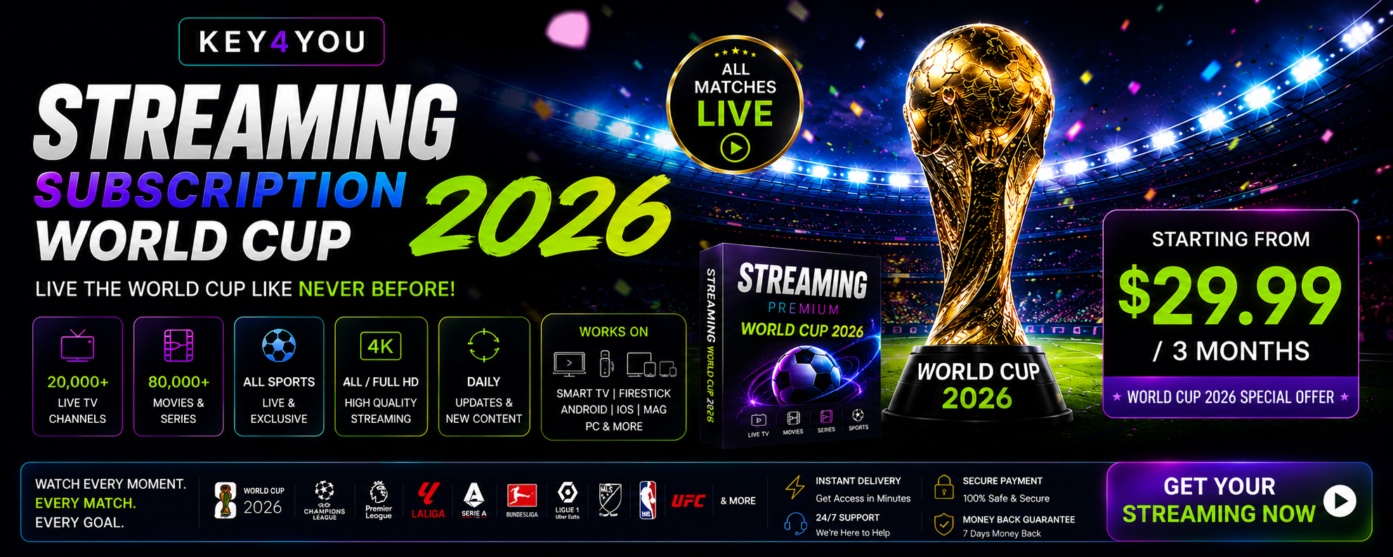 BEST WORLD CUP IPTV STREAMING SERVICE IN 2026